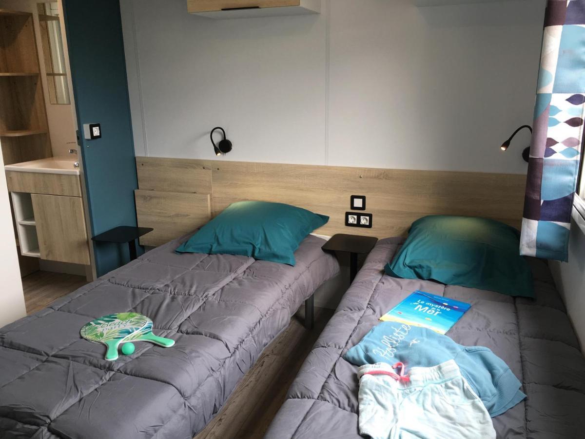 Camping De La Plage De Cleut-Rouz Fouesnant Exteriér fotografie