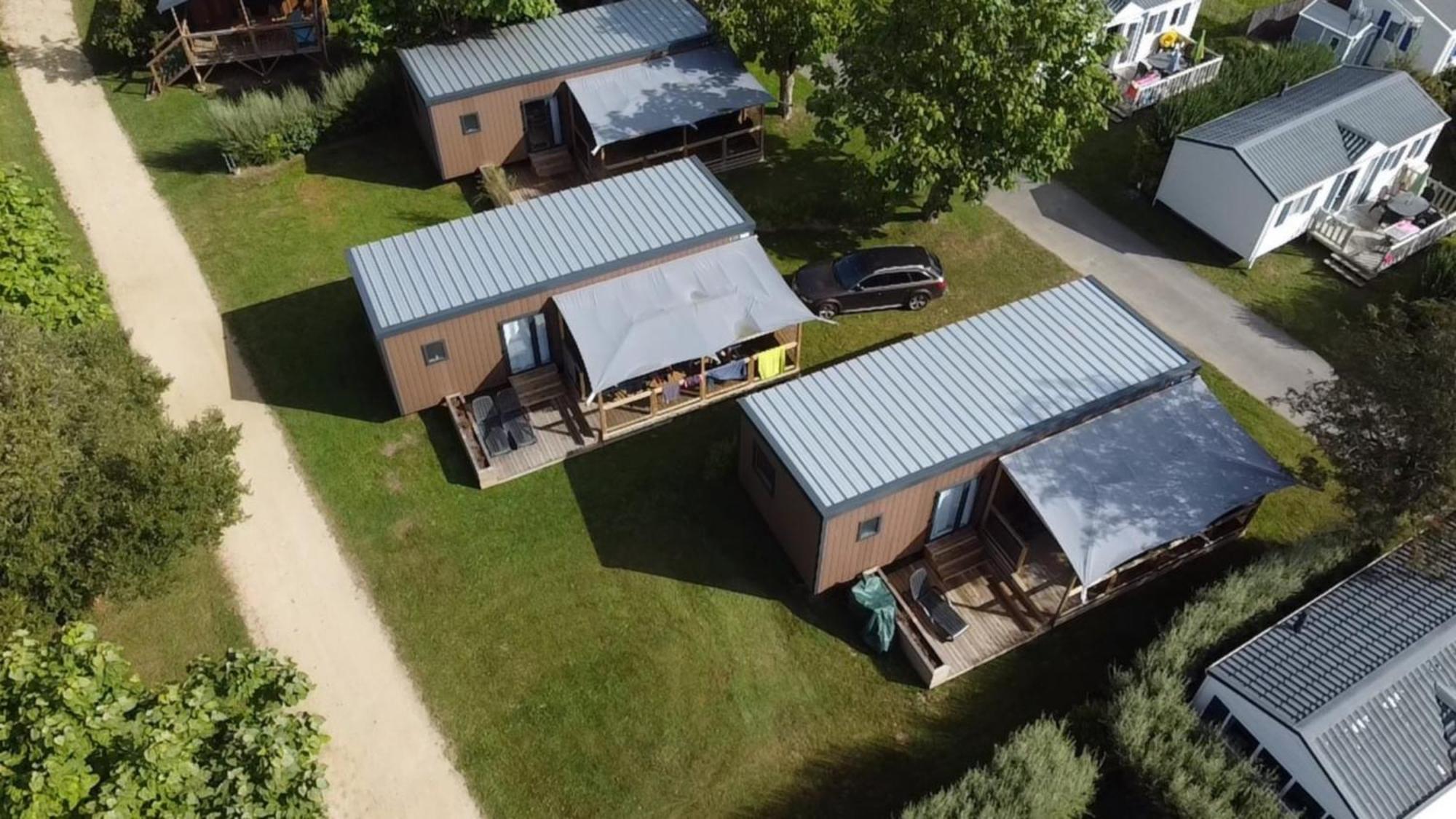 Camping De La Plage De Cleut-Rouz Fouesnant Exteriér fotografie