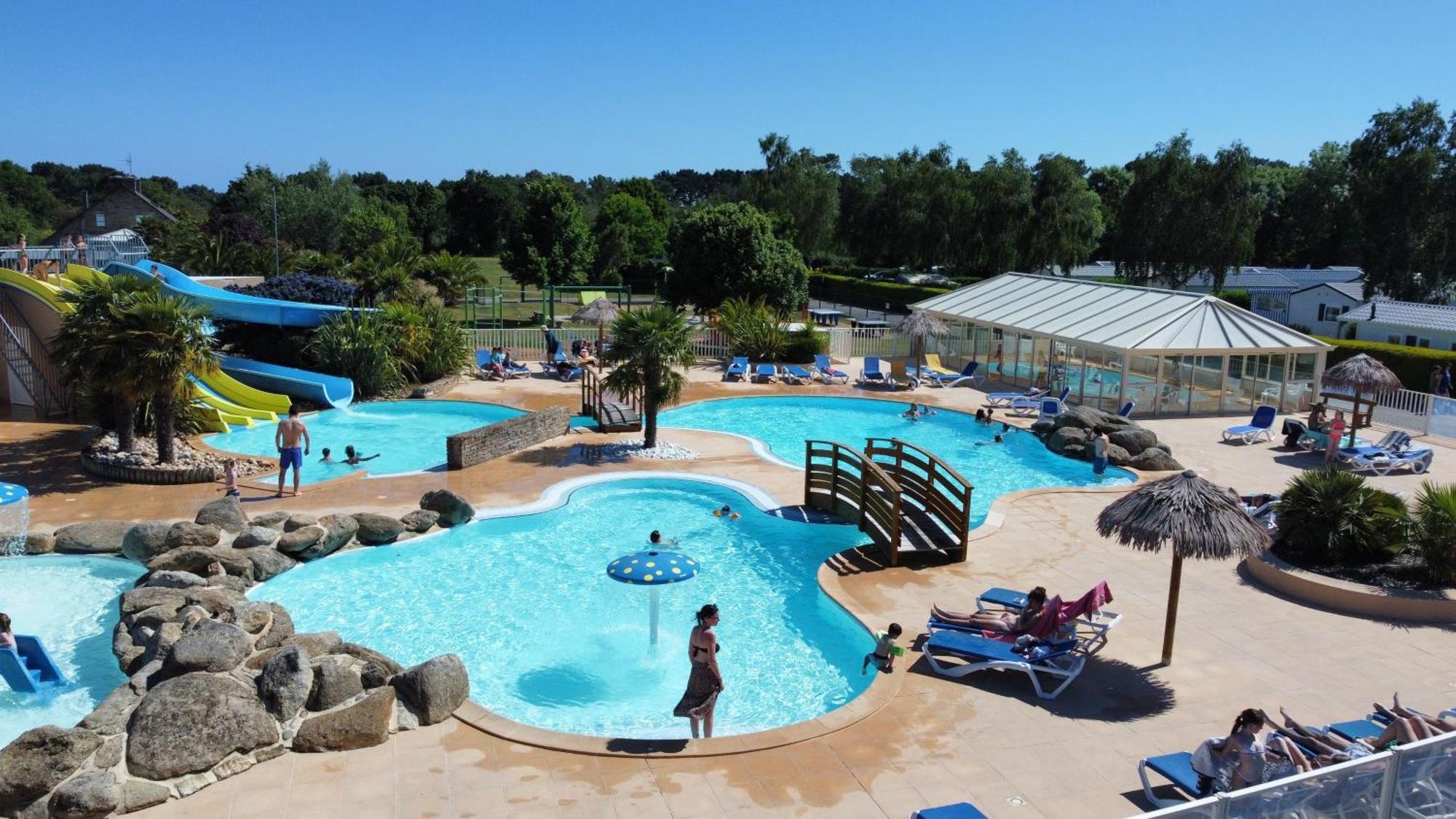Camping De La Plage De Cleut-Rouz Fouesnant Exteriér fotografie