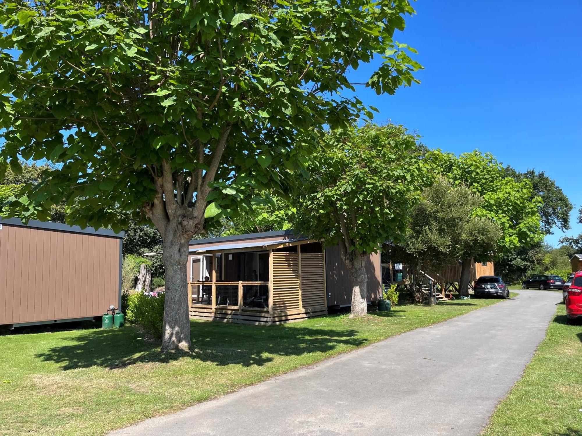 Camping De La Plage De Cleut-Rouz Fouesnant Exteriér fotografie